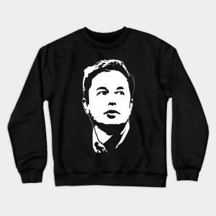 Elon Musk Minimalistic Crewneck Sweatshirt